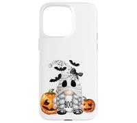 Carcasa para iPhone 15 Pro MAX Cute Boo Ghost GNOME For Girls Halloween Bats and Pumpkin