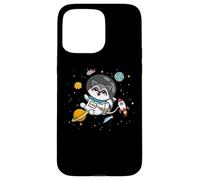 Carcasa para iPhone 15 Pro MAX Cute Funny Kawaii Cartoon Kids Astronaut Space Raccoon Lover