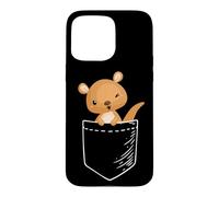 Carcasa para iPhone 15 Pro MAX Cute Kawaii Mens Womens Kids Aussie Pocket Kangaroo Lover