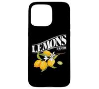 Carcasa para iPhone 15 Pro MAX Cute Lemon Fruit Fresh and Juicy Capri Lemons