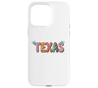 Carcasa para iPhone 15 Pro MAX Cute Vintage Boho Texas State Floral Bubble Women and Girls