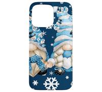 Carcasa para iPhone 15 Pro MAX Cute Winter Gnomes with Snowflakes Snowball Decor & Snowman