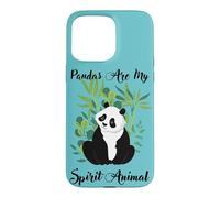 Carcasa para iPhone 15 Pro MAX Cute Womens Girls Kids Cute My Spirit Animal Panda Lover