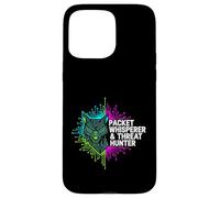 Carcasa para iPhone 15 Pro MAX Cybersecurity Threat Hunter Packet Whisperer Wolf
