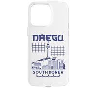 Carcasa para iPhone 15 Pro MAX Daegu Vacation Holiday Bandera de Corea del Sur