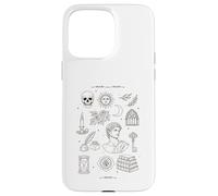 Carcasa para iPhone 15 Pro MAX Dark Academia Estética Literaria Poesía Amante de Libros