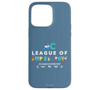 Carcasa para iPhone 15 Pro MAX DC League of Super-Pets Art Deco Title with Super Logos