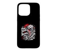 Carcasa para iPhone 15 Pro MAX De la Profundidad a la floración Koi Fish Lotus Rising