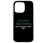 Carcasa para iPhone 15 Pro MAX Departamento de Gestión de Riesgos de Lehman Blanco