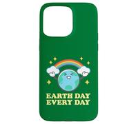 Carcasa para iPhone 15 Pro MAX Día de la Tierra Todos los Días Rainbow Globe Save The Planet Hombres Mujeres