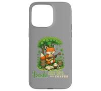 Carcasa para iPhone 15 Pro MAX Día de San Patricio Irish Cozy Days - Lindo músico Fox Art