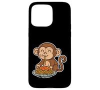 Carcasa para iPhone 15 Pro MAX Dibujos Animados de Pasta de Mono