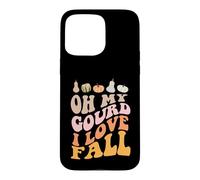 Carcasa para iPhone 15 Pro MAX Dios mío, mi Calabaza, me Encanta el otoño, Divertido Meme de Hojas de otoño