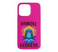 Carcasa para iPhone 15 Pro MAX Diosa de la nómina Recursos Humanos Finanzas Funny Timesheet