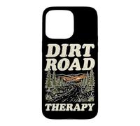 Carcasa para iPhone 15 Pro MAX Dirt Road Therapy Bosque Al Aire Libre Senderismo Rutas Camping