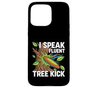 Carcasa para iPhone 15 Pro MAX Disc Golf Player I Speak Fluent Tree Kick Humor