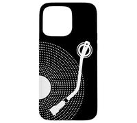 Carcasa para iPhone 15 Pro MAX Disco de Vinilo Divertido, Vinilo Retro diseño, Platino DJ, Pop