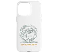 Carcasa para iPhone 15 Pro MAX Disco de Vinilo Humor Keep Calm and Spin On