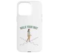 Carcasa para iPhone 15 Pro MAX Diseño de motivación de Camino Personal Walk Your Way