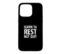 Carcasa para iPhone 15 Pro MAX Diseño de motivación de Entrenamiento, Cita Divertida de Entrenador Personal de Gimnasio
