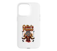 Carcasa para iPhone 15 Pro MAX Diseño mítico del símbolo del Poder del Dios del Fuego Guerrero