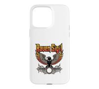 Carcasa para iPhone 15 Pro MAX Diseño mitológico con símbolo nórdico del Sigilo del Cuervo