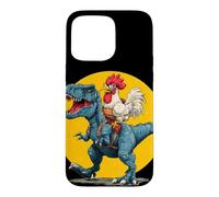 Carcasa para iPhone 15 Pro MAX Disfraz de Pollo Best Friends para Amantes de los Dinosaurios