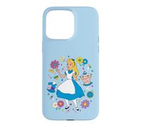 Carcasa para iPhone 15 Pro Max Disney Alice in Wonderland Curious Tea Party Collage