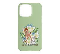 Carcasa para iPhone 15 Pro Max Disney Bambi & Thumper Spring Floral Plaid Coquette Style
