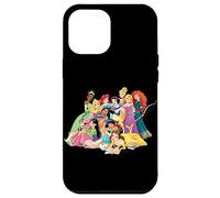 Carcasa para iPhone 15 Pro Max Disney Princess Group Foto Negro