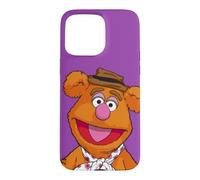 Carcasa para iPhone 15 Pro Max Disney The Muppets Fozzie Bear Big Face Purple