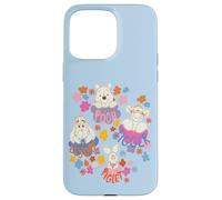 Carcasa para iPhone 15 Pro Max Disney Winnie the Pooh Spring Easter Friendly Flower Faces