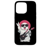 Carcasa para iPhone 15 Pro MAX Divertido Buda Rock Music Guitarrista Diseño Retro