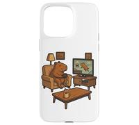 Carcasa para iPhone 15 Pro MAX Divertido Capybara Gamer Meme Cozy Animal Gaming Broma Juego Retro