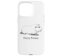 Carcasa para iPhone 15 Pro MAX Divertido Conejillo de Indias Peludo Patata Mal Nombre Animal Broma estúpida