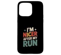 Carcasa para iPhone 15 Pro MAX Divertido Dicho Que Soy más Agradable después de mi Carrera sarcástico