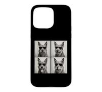 Carcasa para iPhone 15 Pro MAX Divertido fotomatón Berger Picard Lover, Bonito Perro