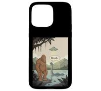 Carcasa para iPhone 15 Pro MAX Divertido Monstruo alienígena de Bigfoot Sasquatch Loch Ness
