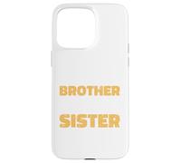 Carcasa para iPhone 15 Pro MAX Divertido para el Hermano de la Gran Hermana, cumpleaños, Mejor Hermana