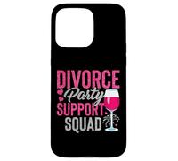 Carcasa para iPhone 15 Pro MAX Divorce Party Support Squad Funny Divorce Party Hombres Mujeres