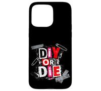 Carcasa para iPhone 15 Pro MAX DIY Or Die - Cultura del Punk Rock DIY