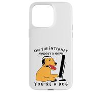 Carcasa para iPhone 15 Pro MAX Dog Gamer En Internet, Nadie Sabe Que Eres un Perro