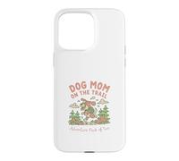 Carcasa para iPhone 15 Pro MAX Dog Mom on The Trail Adventure Pack de 2 Senderismo Dog Mom