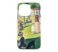 Carcasa para iPhone 15 Pro MAX Domingo por la Tarde en la Isla de La Grande, Georges Seurat