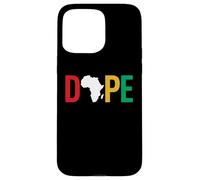 Carcasa para iPhone 15 Pro MAX Dope Africa Map Juneteenth Pan African Pride