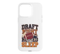 Carcasa para iPhone 15 Pro MAX Draft Night Arruined My Sleep Fantasía Fútbol Humor