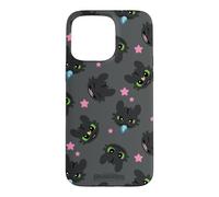 Carcasa para iPhone 15 Pro MAX DreamWorks Dragons Toothless Expressions All Over Print