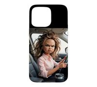 Carcasa para iPhone 15 Pro MAX Driving To Work Meme Funny