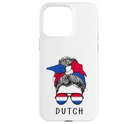 Carcasa para iPhone 15 Pro MAX Dutch Girl Dutch Heritage Netherlands Flag