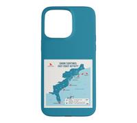 Carcasa para iPhone 15 Pro MAX East Coast Shark Sightings Map